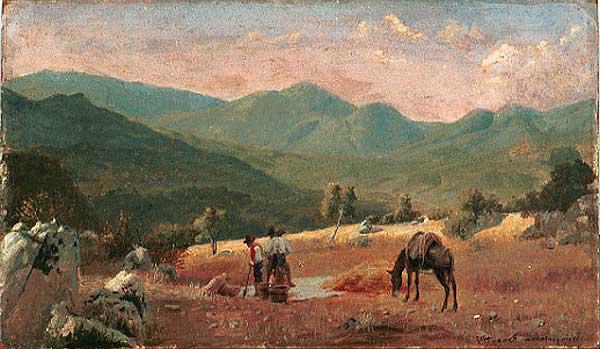 Pedro Weingartner Italian landscape oil painting picture